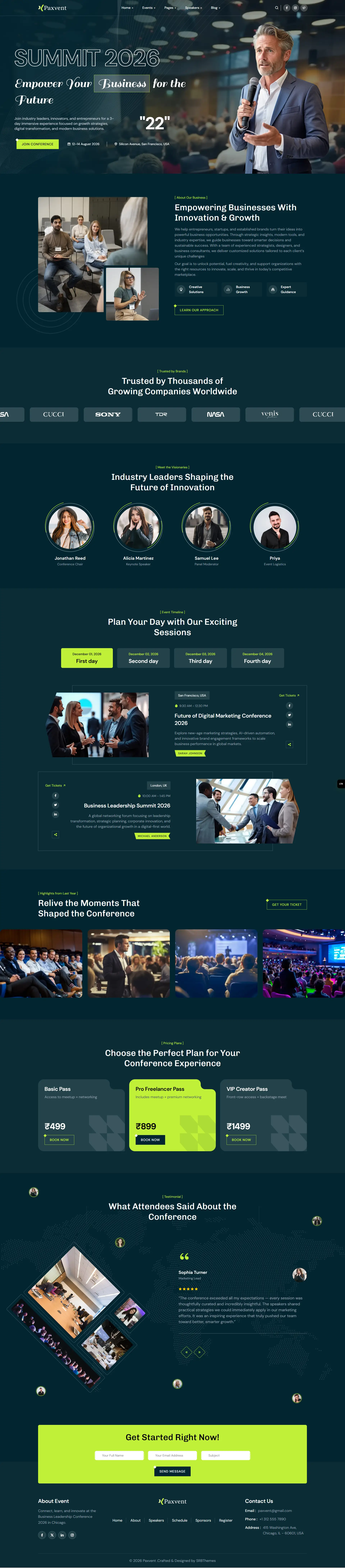 Paxvent - Event & Conference